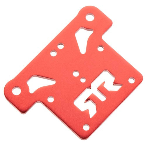 ARRMA Top Plate Aluminum Silver/Blue Typhon Kraton Notorious Mojave Felony 6S - PowerHobby