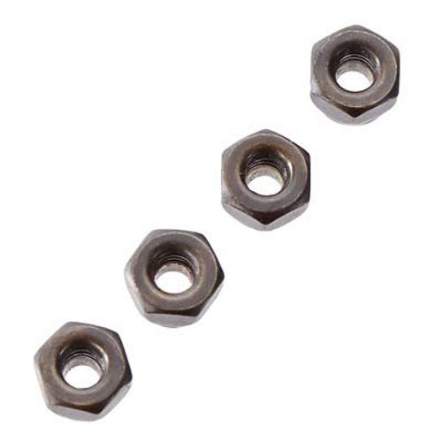 Arrma Nylon Nut 2.5mm Granite Fury Nero Vorteks Raider Outcast Mojave Felony 6S - PowerHobby