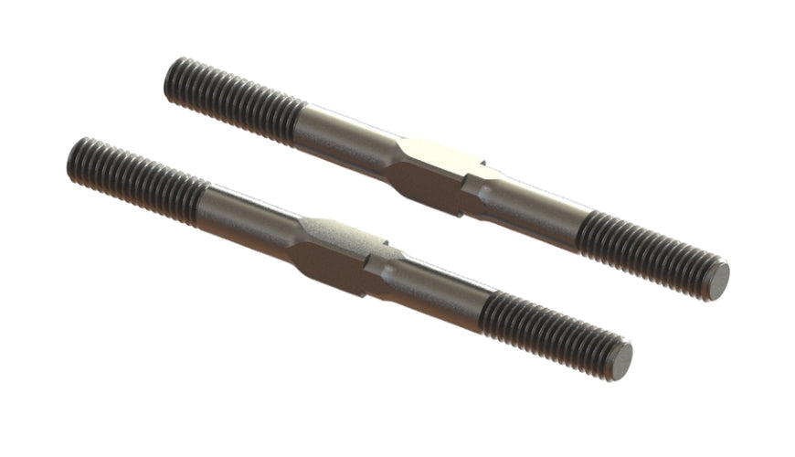 Arrma ARA330664 Steel Turnbuckle M5x65mm Silver (2Pieces) Mojave - PowerHobby