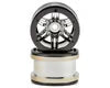 Axial Part #AX8092 Rockster 2.2 Beadlock Rock Crawler Wheels (2) (Chrome)