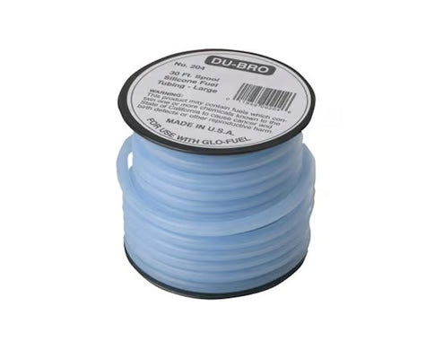 DU-BRO Part #204 Large Silicone Fuel Tubing (Blue) (30')