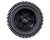 ECX Part #ECX43003 Rear Tire, Pre-mount, Black Wheel (2): 1/10 2WD Boost