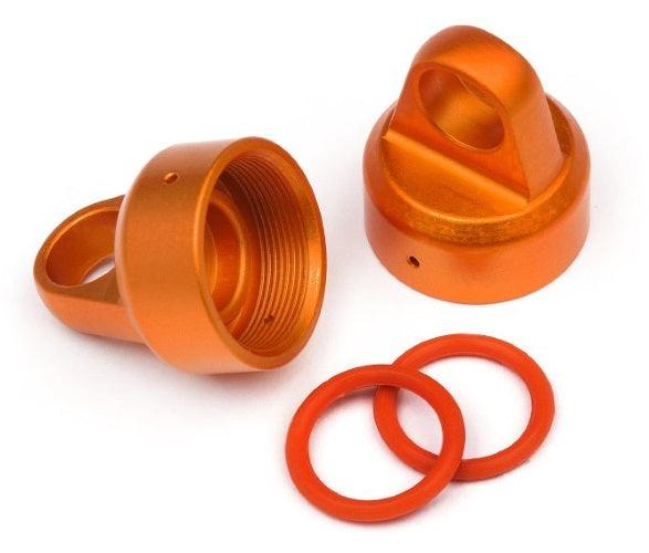 Hpi 108070 Aluminum Top Shock Cap Orange (2pieces) For Threaded Shock Set - PowerHobby