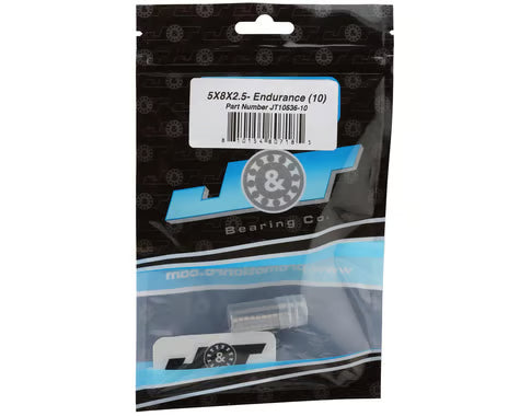 J&T Bearing Co. Part #JTB-JT10536-10 5x8x2.5mm Endurance Ball Bearings (10)