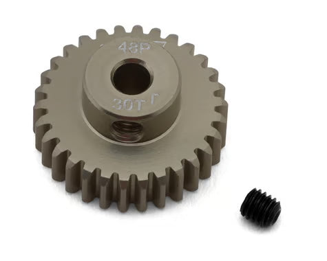 J&T Bearing Co. Part #JTB-JT12280 Lightweight Hard Anodized 48P Aluminum Pinion Gear (30T) (3.17mm Bore)