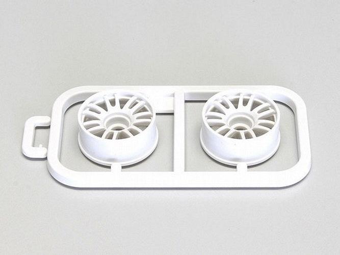 Kyosho MZH131W-N1 Multi Wheel II N /Offset 1.0 (White/RE30/2pieces) For Mini-Z - PowerHobby