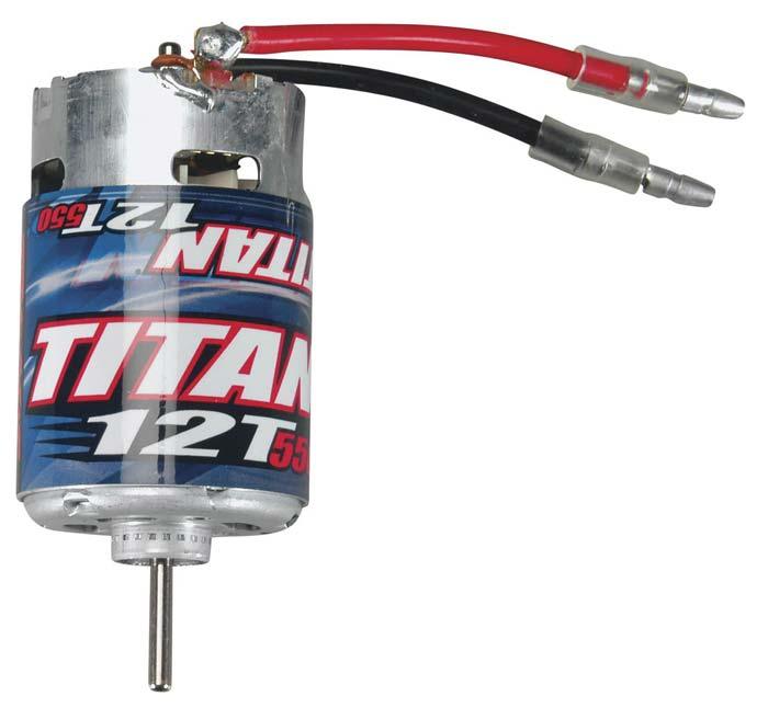 Traxxas 3785 Titan 550 12 Turn 12T Motor Bandit/Rustler/Bandit/Rustler Motor - PowerHobby