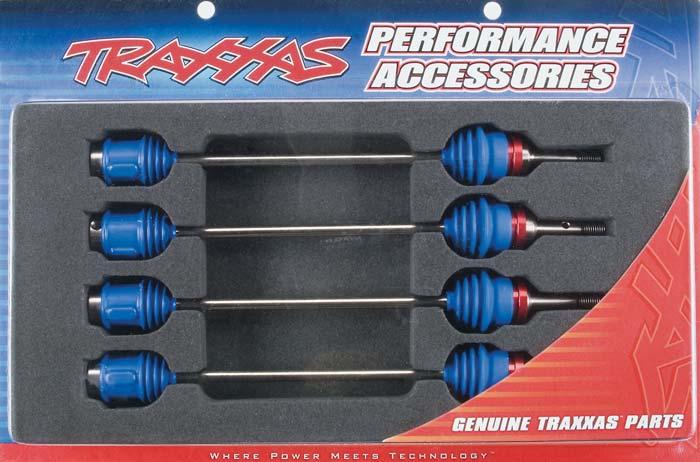 Traxxas 5451R Steel Driveshafts/Drive Shafts w/OptiDrive CVD : E-Revo EVX2 5605 - PowerHobby