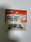 DU-BRO Part #170 12ct (4-40) Nylon Insert Lock Nuts – Standard Aircraft-Grade RC Hardware