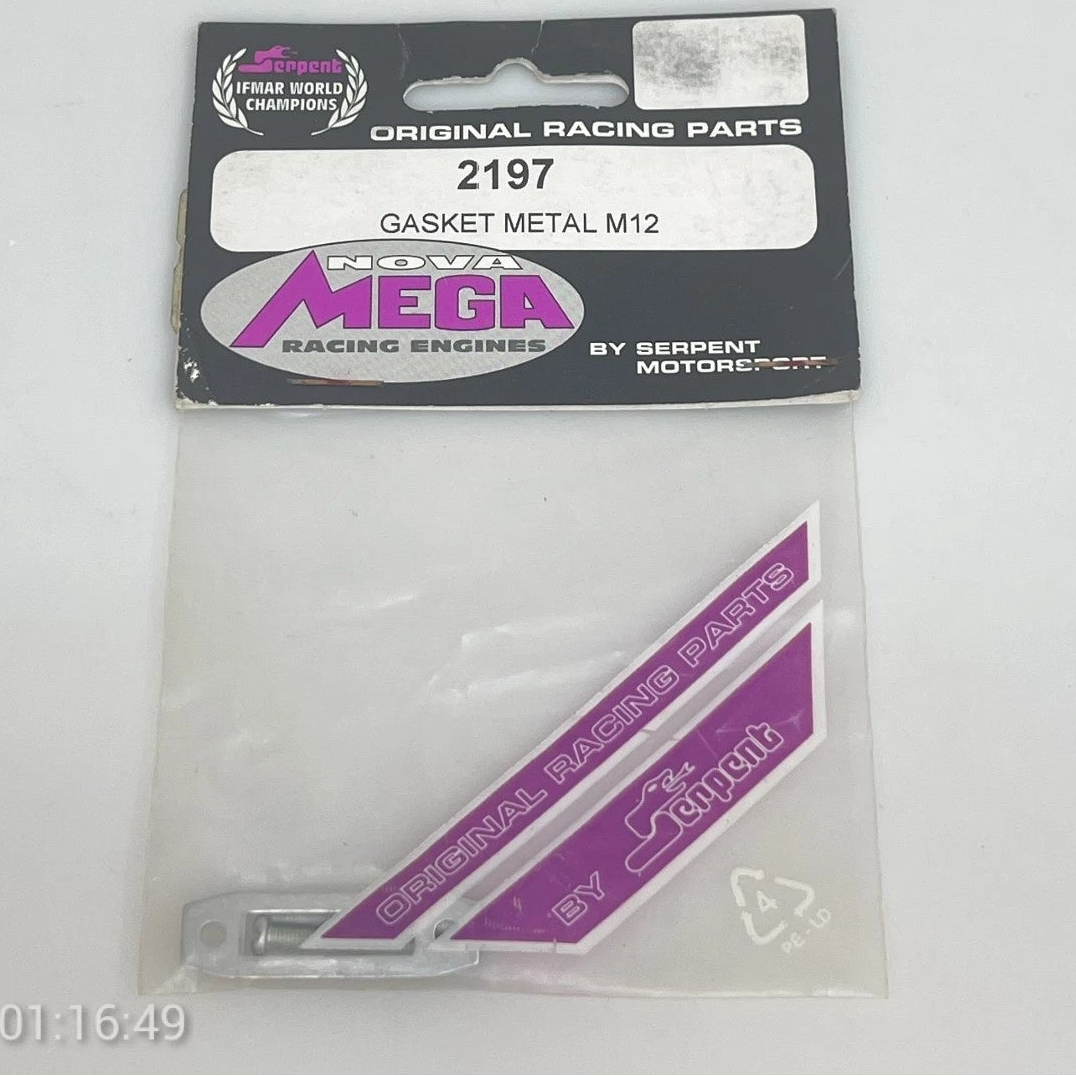Serpent Part #SER2197 Gasket Metal M12