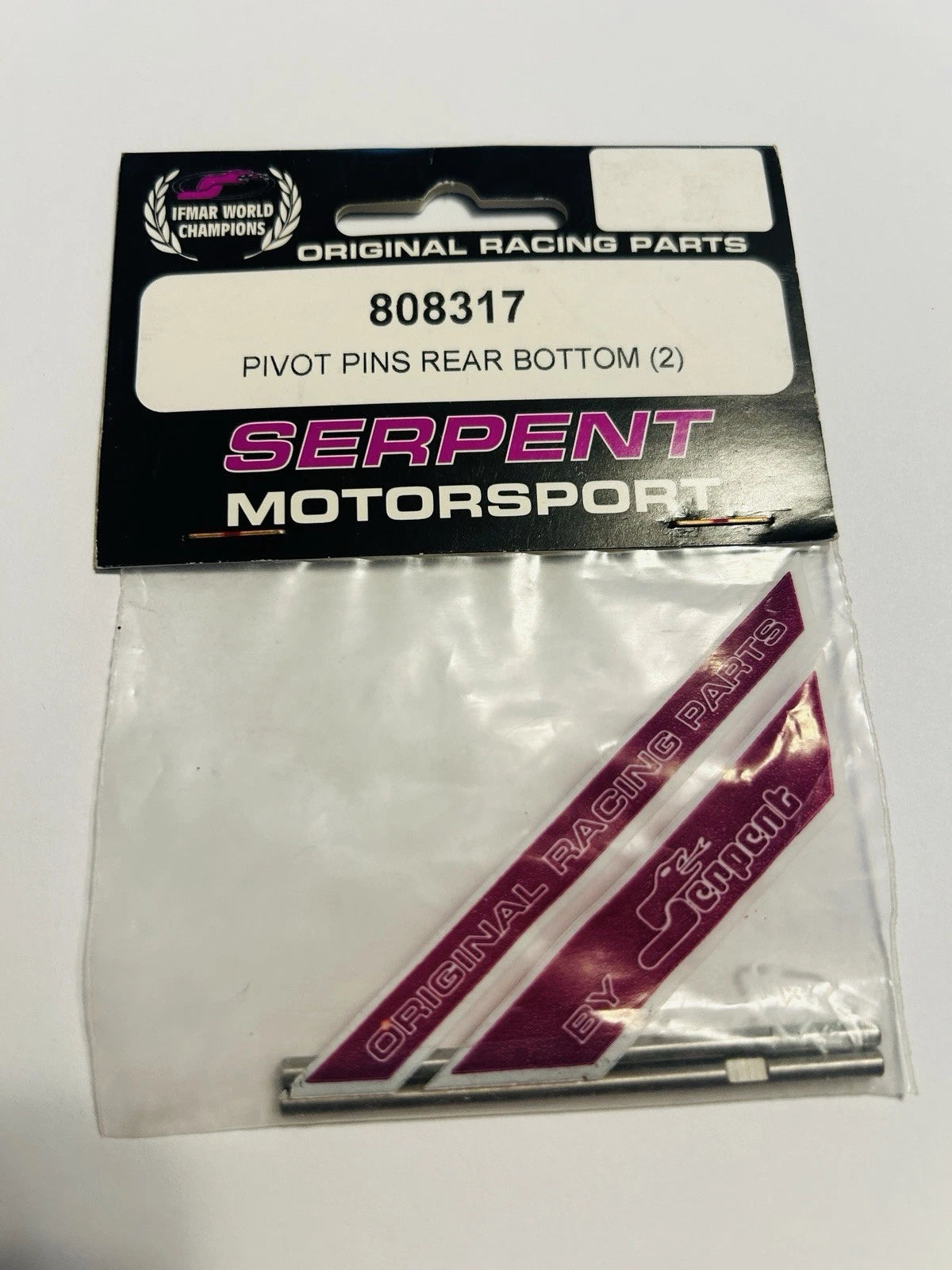 Serpent Part #SER808317 Pivot Pins Rear Bottom (2)