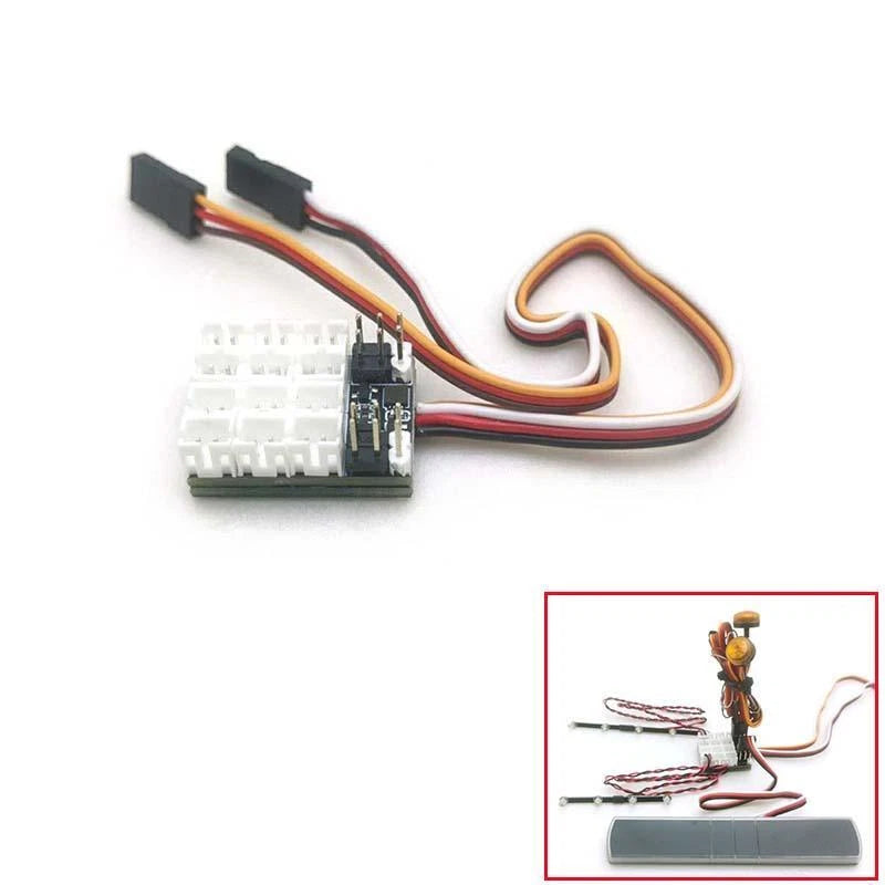 Degree RC Part #TH23019 LED Light Controller Lights System for 1/14 RC Tractor, Car, Dumper Truck, Construction Vehicles