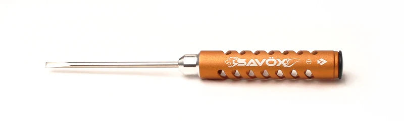Savox Part #ST-FL40 Ultra Lightweight Flat Blade Screwdriver (4.0)
