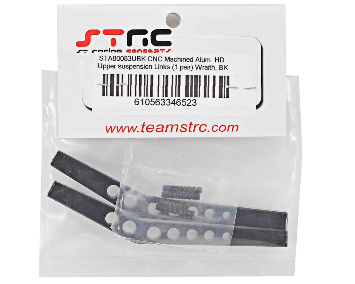 STRC Part #STA80083UBK CNC Machined Aluminum HD Upper Suspension Links (1pair) Wraith BLACK