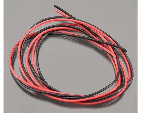 TQ Wire Part#TQ2200 Thin Wall Silicone Wire (Red & Black) (3' Each) (22AWG)