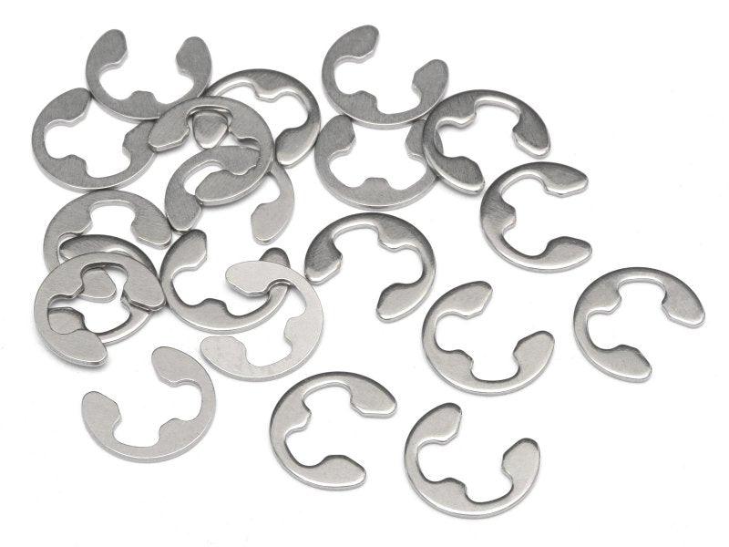 HPI Z103 E Clip E-4HD (20 pieces) Stainless Steel Baja 5SC/5B/5T/5B Flux/5SC - PowerHobby