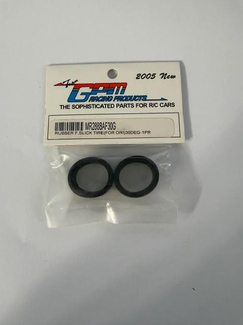 Team GPM Part #MR2888AF30G Rubber Front Slick Tire (for ORI) 30 Deg