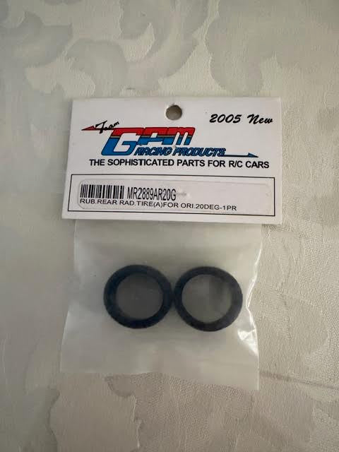 Team GPM Part #MR2889AR20G Rubber Rear Radial Tire (A) for ORI. 20 Deg