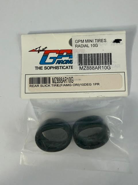 Team GPM Part #MZ888AR10G Rear Slick Tire (F/AMG ORI) 10 Deg