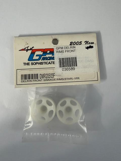 Team GPM Part #DMR20503F Delrin Front Sinkage Rims (Star)