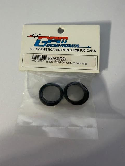 Team GPM Part #MR2888AF25G Rubber Front Slick Tire (For Ori) 25 Deg - 1 Pair 2005