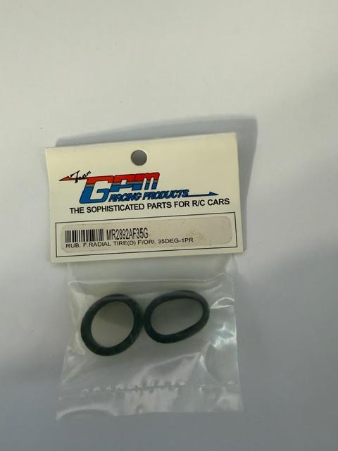 Team GPM Part #MR2892AF35G Rubber Front Radial Tire (D) for Ori 35 Deg - 1 Pair