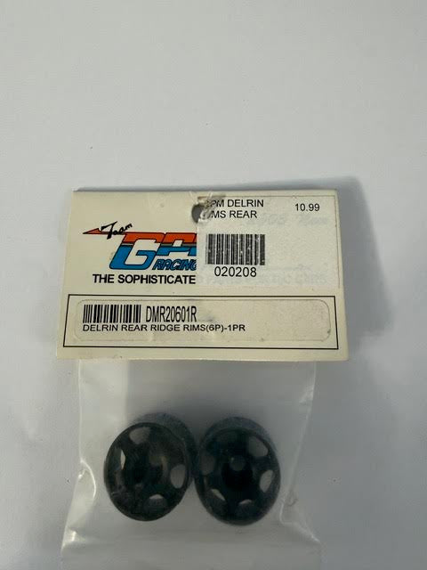 Team GPM Part #DMR20601R Delrin Rear Ridge Rims (6P)