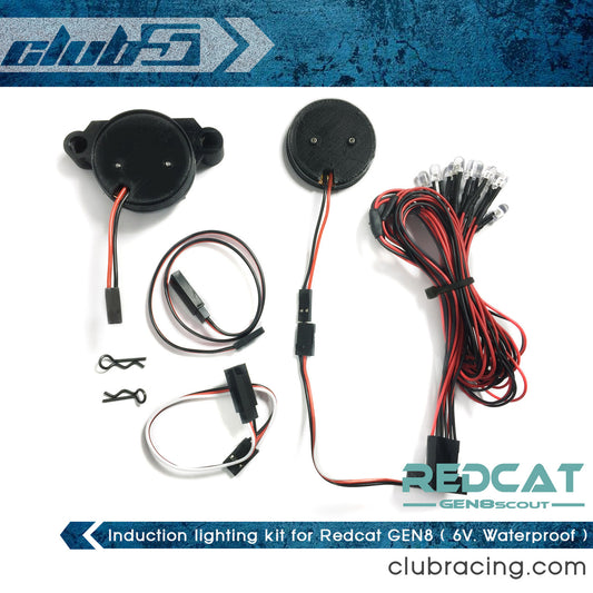 Club 5 Racing Part #C-GEN8-0056 Induction lighting kit for Redcat GEN8 ( 6V. Waterproof )