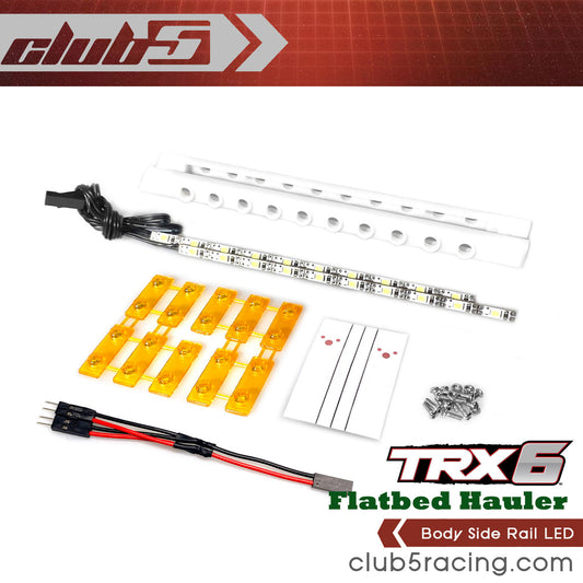 Club 5 Racing Part #C-TRX6-015 Body Side Rail LED for Traxxas TRX-6 HAULER