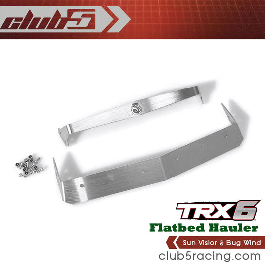 Club 5 Racing Part #C-TRX6-019 Sun Visor & Bug Wind for Traxxas TRX-6 HAULER