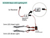 Club 5 Racing Part #C-AXA-040 Basic Headlight / Rear Brake Light Kit ( 6V ) for SCX10 III Jeep JLU Wrangler