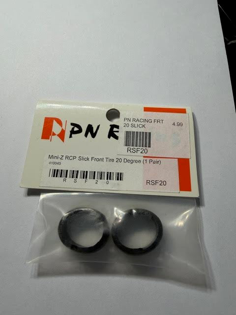 PN Racing Part #RSF20 Mini-Z RCP Slick Front Tire 20Degree