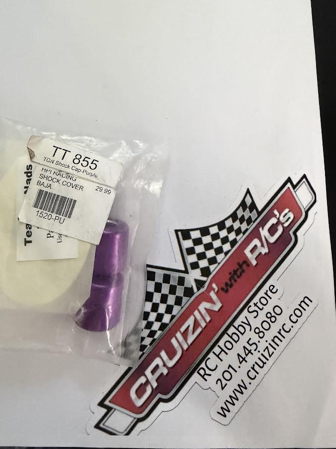 Team GoNads TGN Part #TT855 Shock Cap HPI Baja-Purple