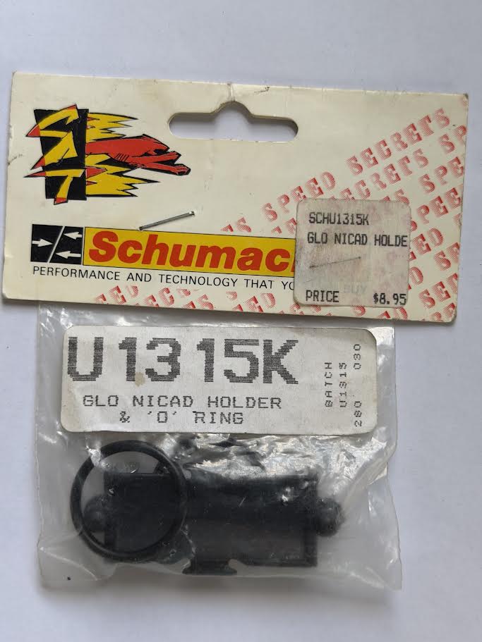 Schumacher Part #U1315K Glo Nicad Holder & O Ring