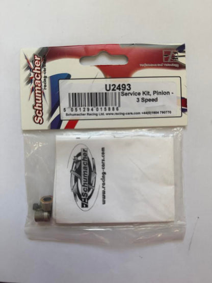 Schumacher Part #SCHU2493 Service Kit; Pinion - 3 Speed