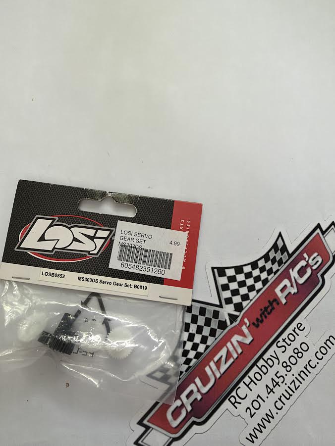 Team Losi Part #LOSB0852 MS303DS Servo Gear Set: B0819