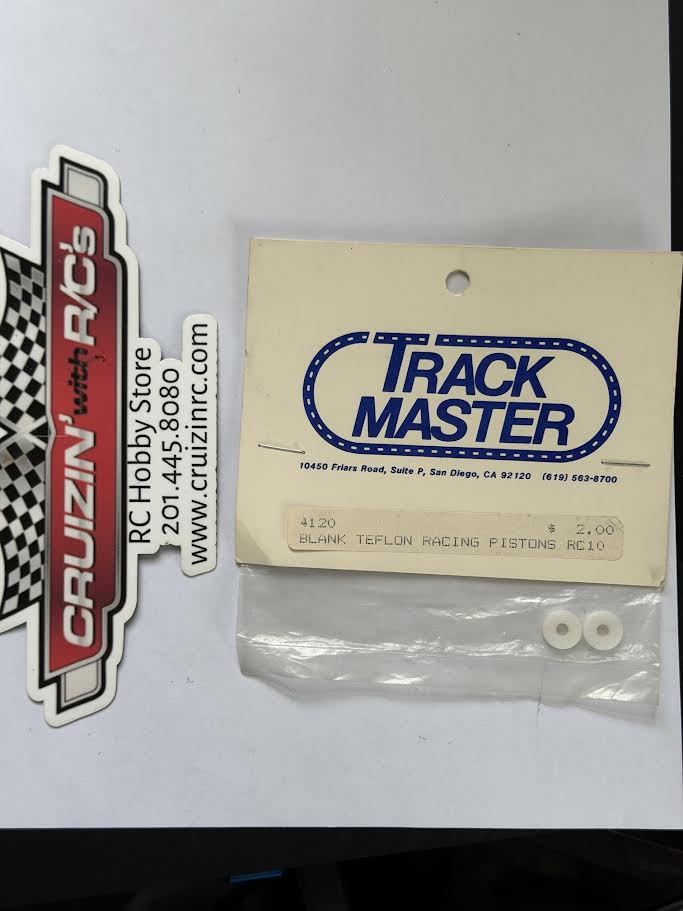 Track Master Part #TRM-4120 Blank Teflon Racing Pistons RC10 NIB Vintage