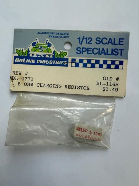 BoLink Part #BL-4771 1.5 OHM Charging Resistor - vintage