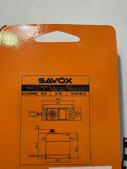 Savox Part #SC-0252MG Servo