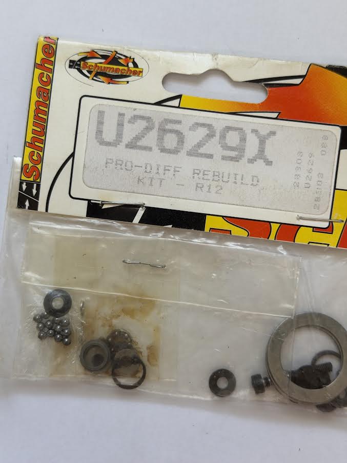 Schumacher Part #SCHU2629X Pro-Diff Rebuild Kit - R12