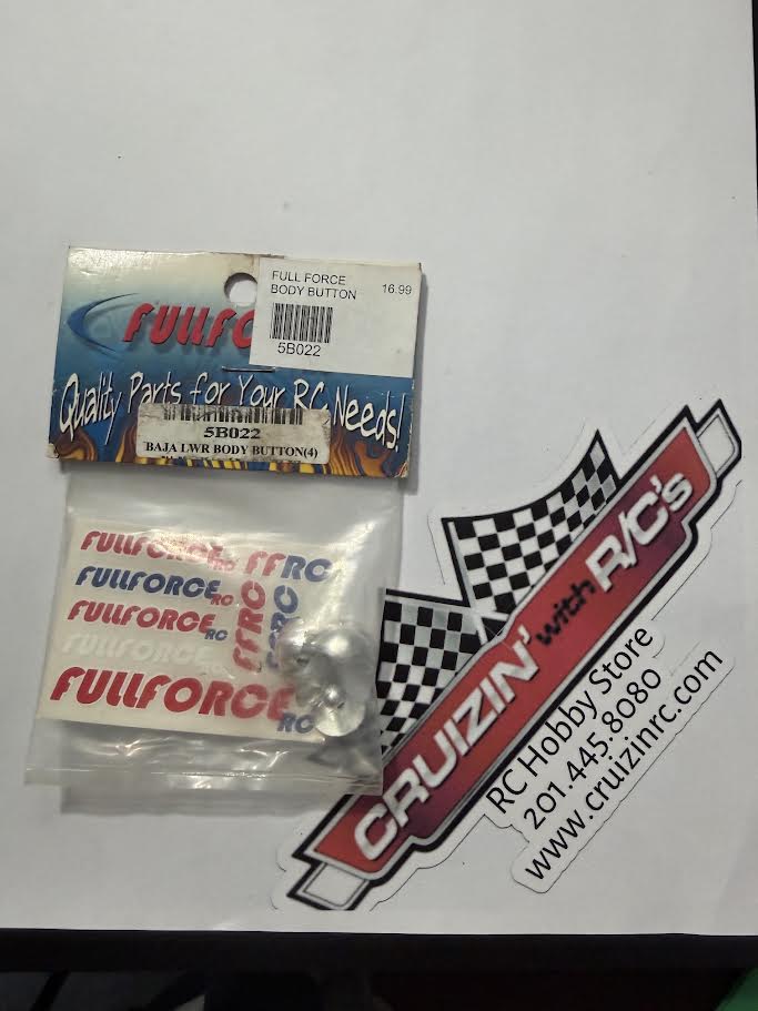 FullForce RC Part #5B022 BAJA 5B Lower Pod Body Pins/Buttons (4ct)