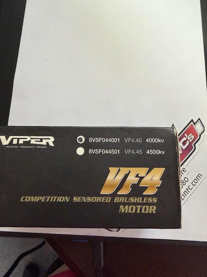 Viper RC Part #8VST 044001 VF4 4000 4x4 Short Course VF4 Competition Sensored Brushless Motor