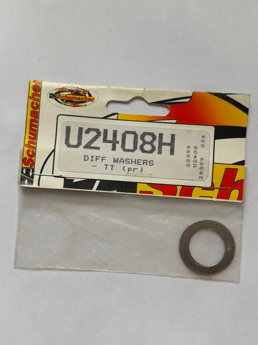 Schumacher Part #SCHU2408H Diff Washers (pair) - TT