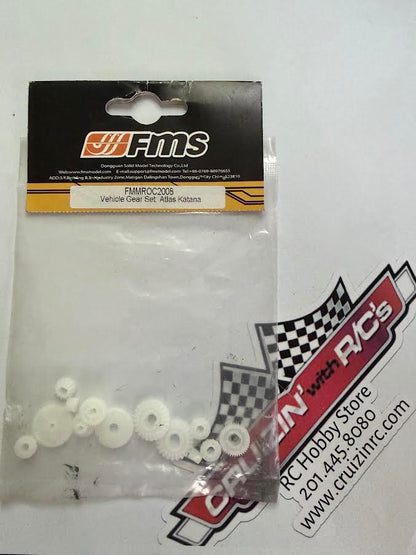 FMS Part #FMMROC2008 Vehicle Gear Set for Atlas 6x6 and Katana