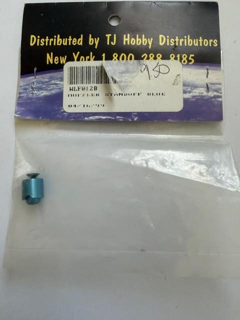 Alien Racing Part #WLF012B Muffler Standoff - Blue