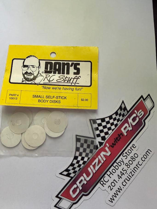 Dan's RC Stuff Part #DAN10013 Small Self-Stick Body Disks