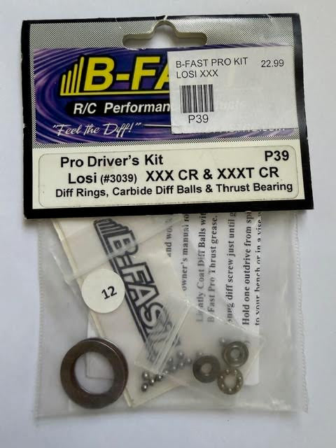 B-Fast Part #BF-P39 Pro Driver's Kit Losi (#3039) XXX CR & XXXT CR