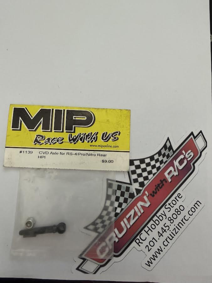 MIP Part #1139 CVD Axle for RS-4/Pro/Nitro Rear HPI