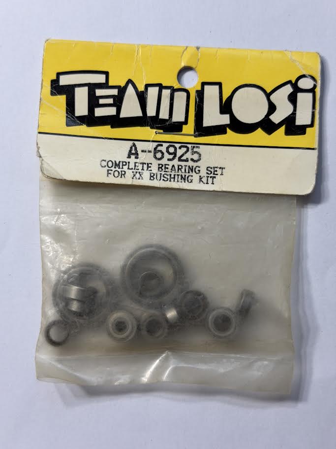 Team Losi Part #A-6925 Complete Bearing Set for XX Bushing Kit - vintage