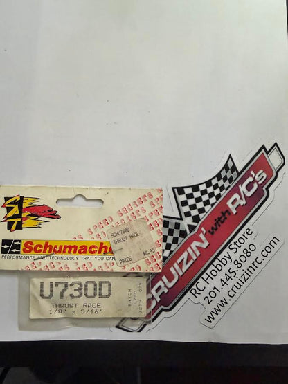 Schumacher Part #U7300 Thrust Race 1/8" X 5/16"